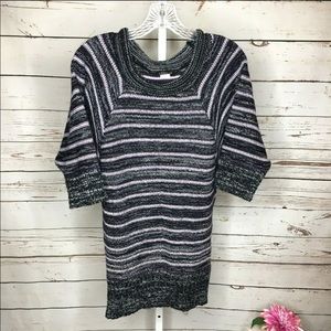 Venus short sleeve tunic sweater